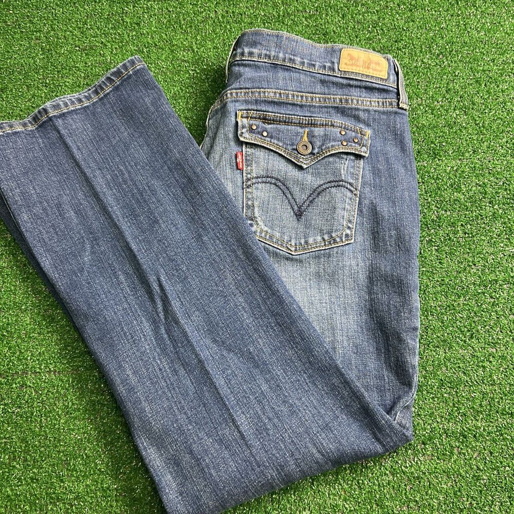 Levi's 515 Bootcut‎ Women's Size 12S 31x30 Mid Rise Denim Blue Jeans #S46148